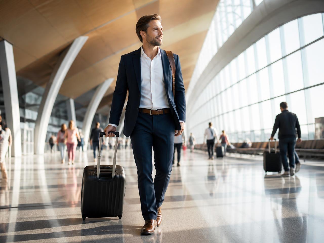 Trabajador internacional llegando a Estados Unidos